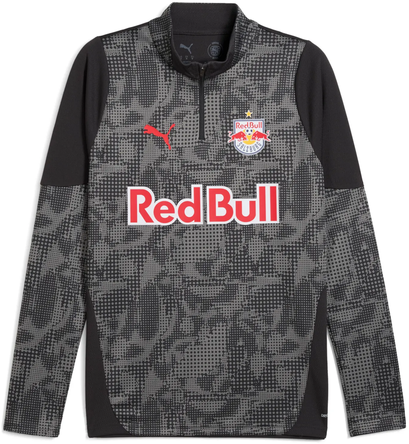 T-shirt Puma Red Bull Salzburg Training 1/4 Zip Top Sort | 781755-17