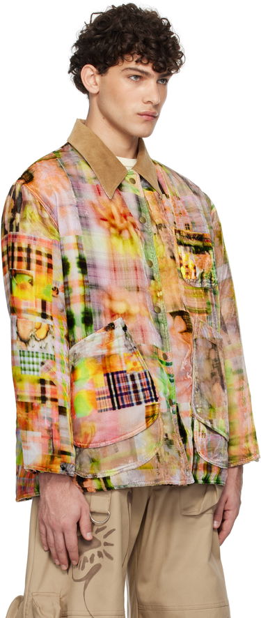 Jakke Collina Strada Collina Strada Plaid Fleece Stable Jacket Flerfarvet | XX5007, 4