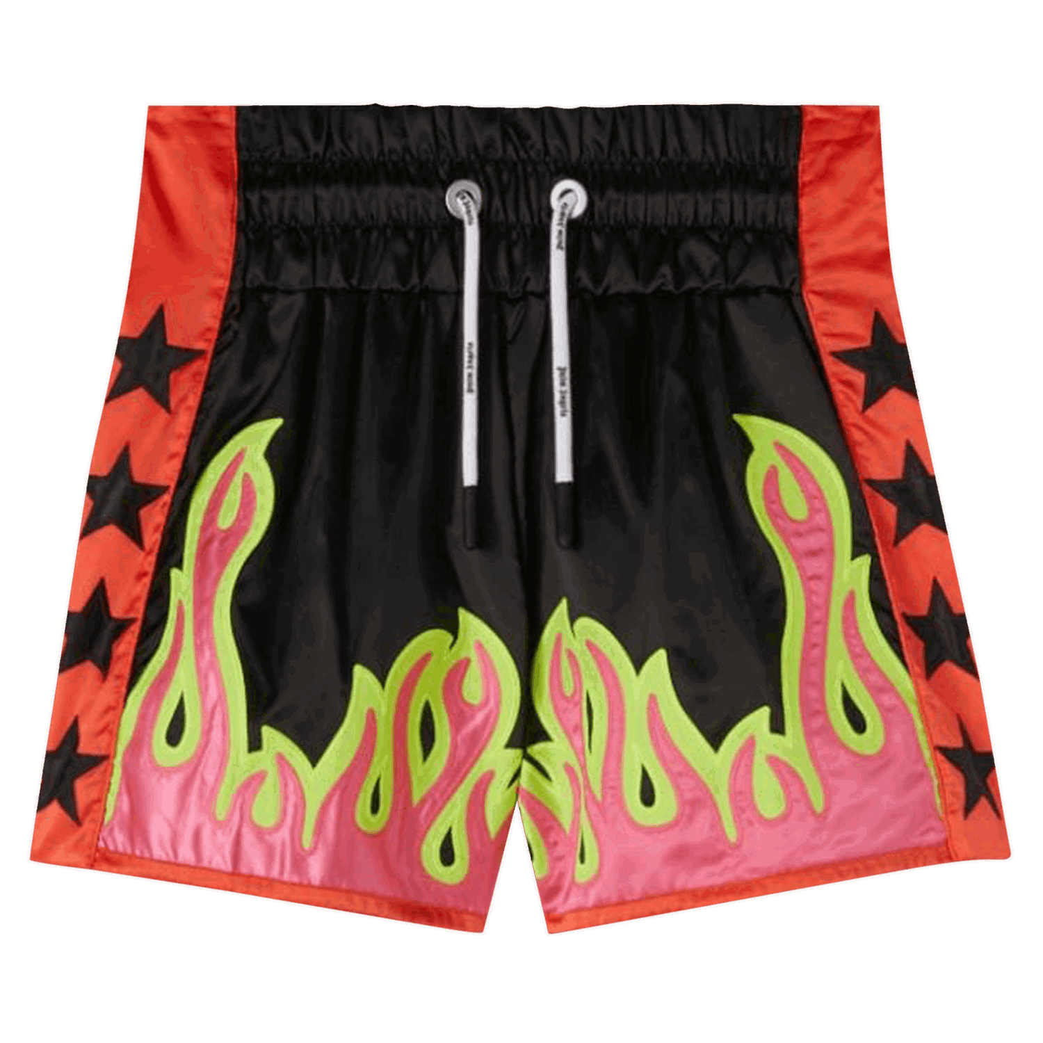 Shorts Palm Angels Burning Fighter Short Sort | PMCB028F22FAB0011032, 0