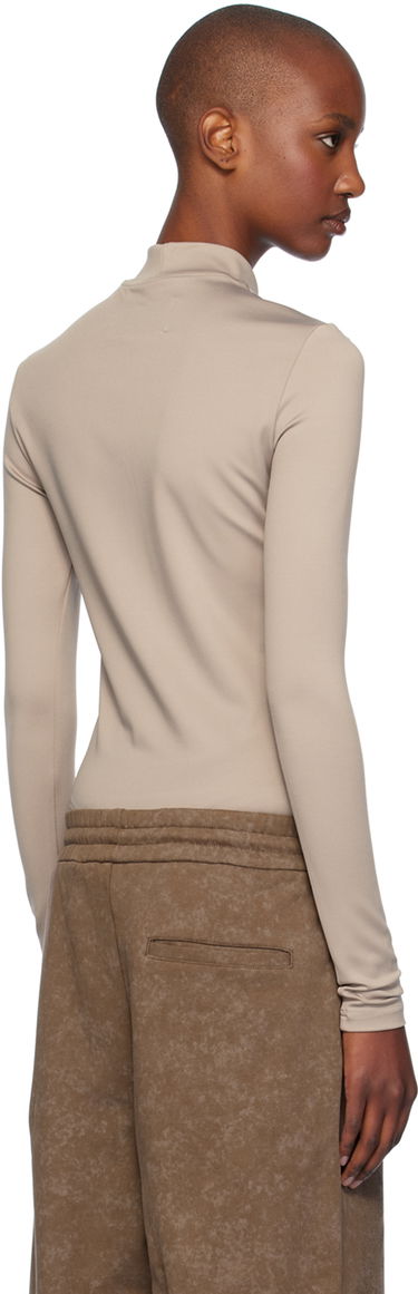 T-shirt Feng Chen Wang Feng Chen Wang Deconstruction Print Jersey T-Shirt Beige | FUF18LS04, 2