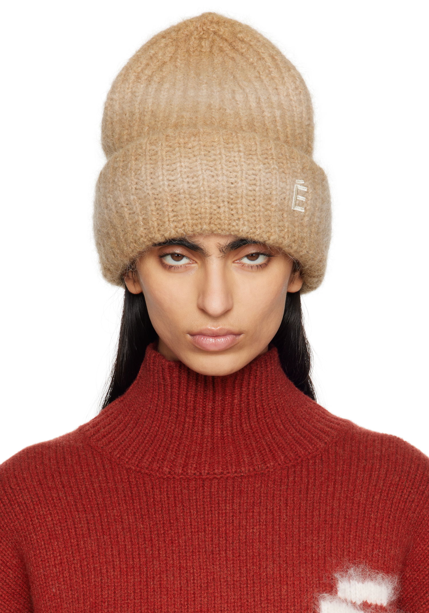 Beanie Études Alpaca Beanie Brun | H24MMACC699-64, 0