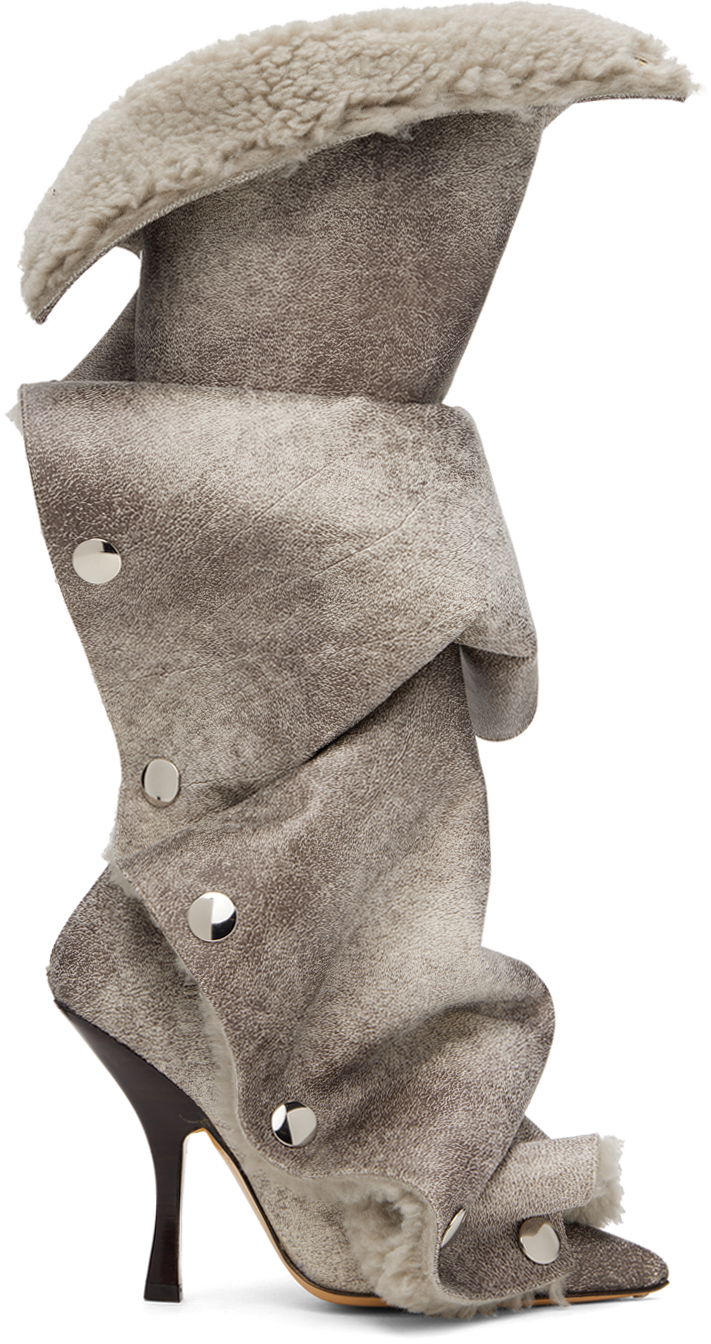 Sneakers og sko Y/PROJECT Snap Boots Grå | 530BO001, 0