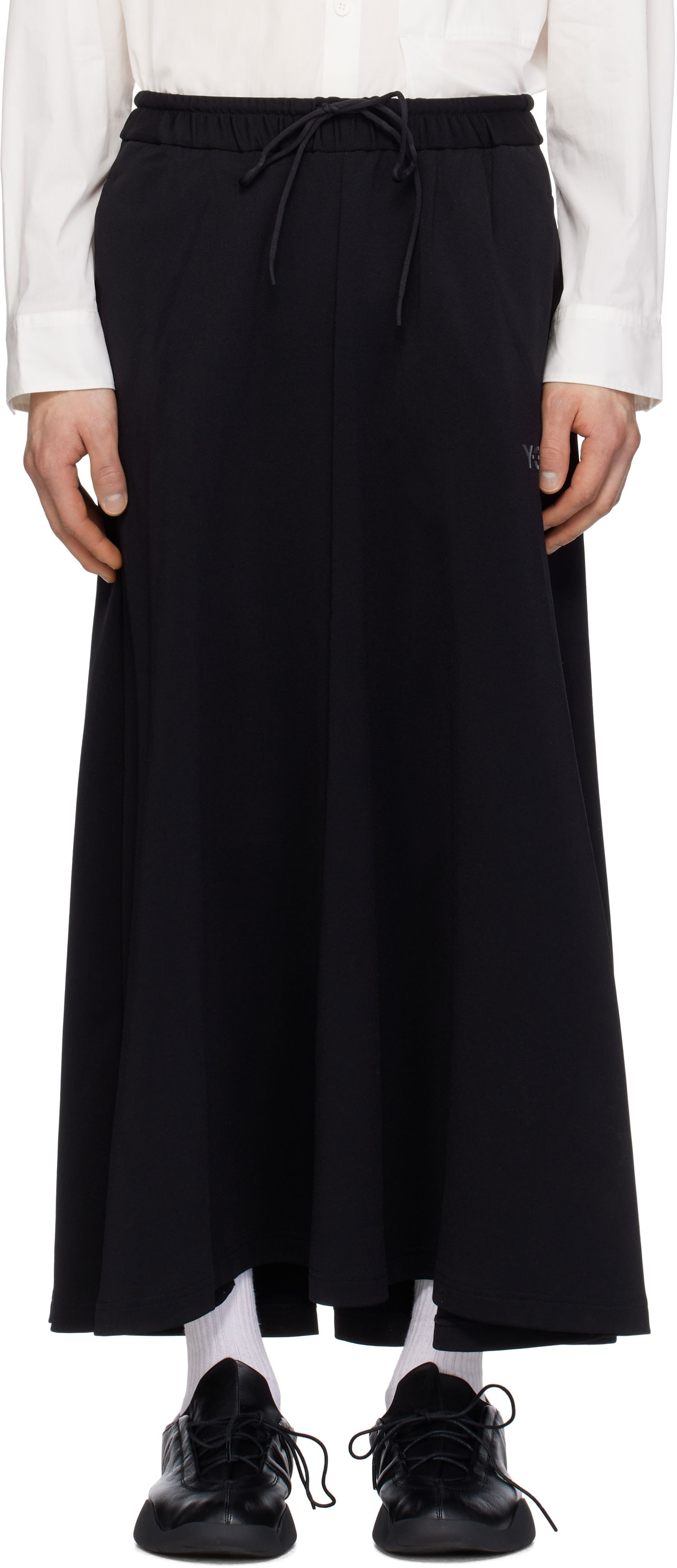 Nederdel Y-3 Y-3 Track Midi Skirt Sort | JN4985, 0