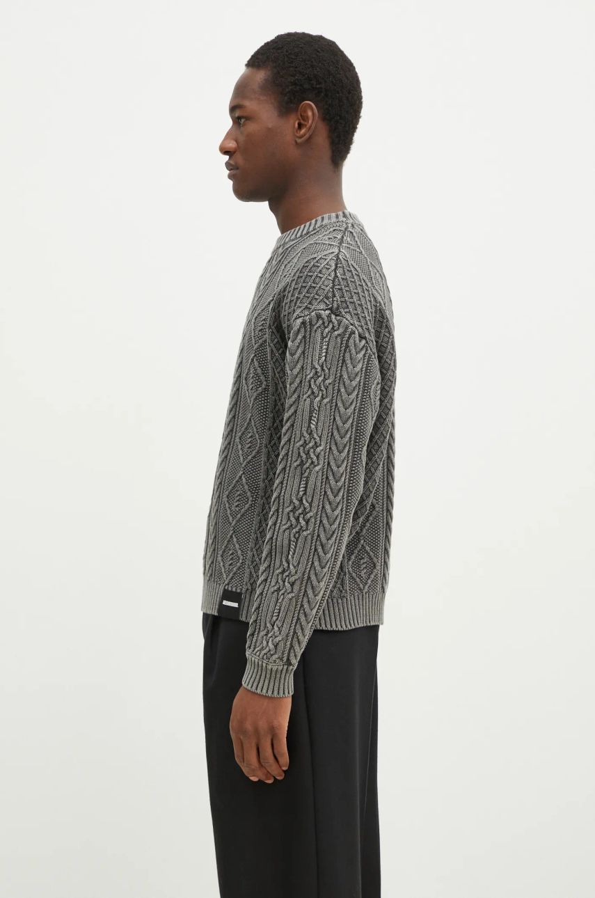Sweater Neighborhood NEIGHBORHOOD Cable Knit Sweater Grå | 24213NH.KNM01, 1