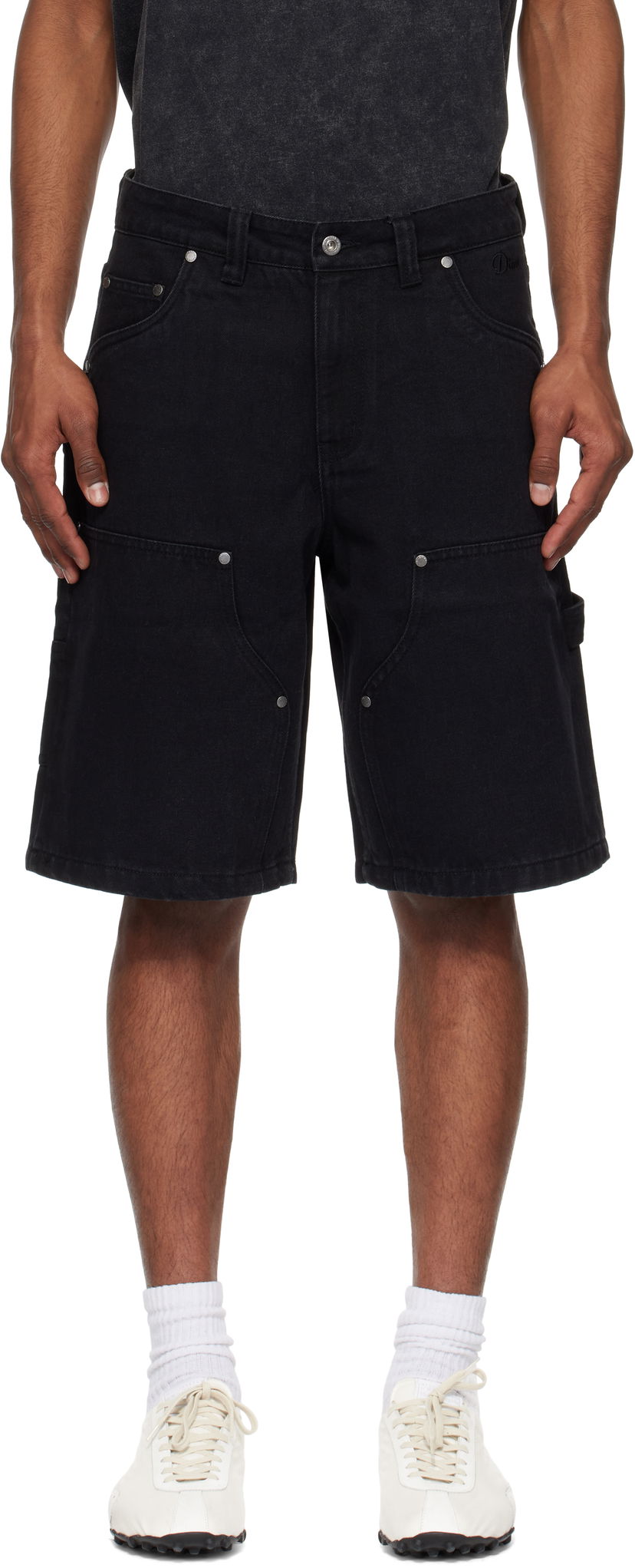 Shorts Dime Dime Carpenter Denim Shorts Sort | DIME2SP2515BLK