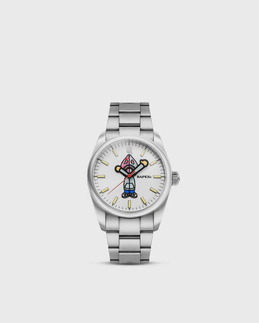Ur BAPE Type 7 Bapex Shark Seijin Watch Metalisk | 001WHL801301MSVR, 0