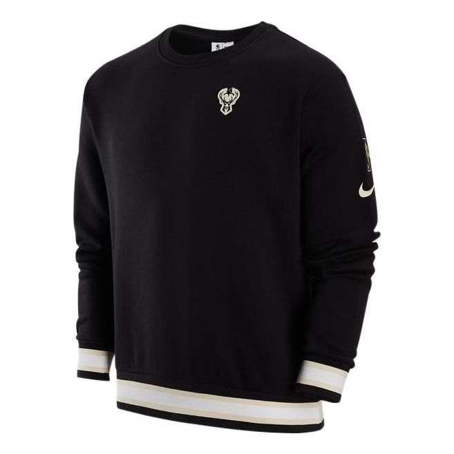 Sweater Nike Milwaukee Bucks Courtside Sweatshirt Sort | DR2285-010