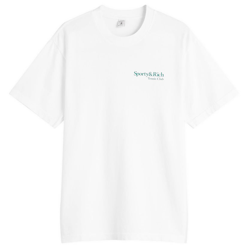 T-shirt Sporty & Rich Play Tennis T-Shirt W Hvid | TO043621425WH01