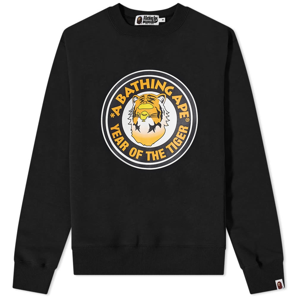 Sweater BAPE Year Of The Tiger Crewneck Sort | 001SWI201001F-BLK, 0