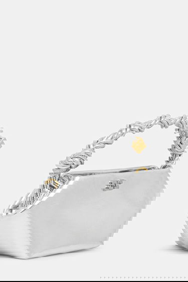 Håndtaske GANNI Mini Bou Bag Metalisk | A6595, 1