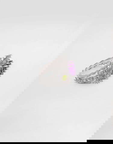 Ring Dolce & Gabbana Dolce & Gabbana Eleganza Ring with Amethyst, Peridots, and Sapphires, Size 54 Lilla | WRSA3GWAME180001, 2