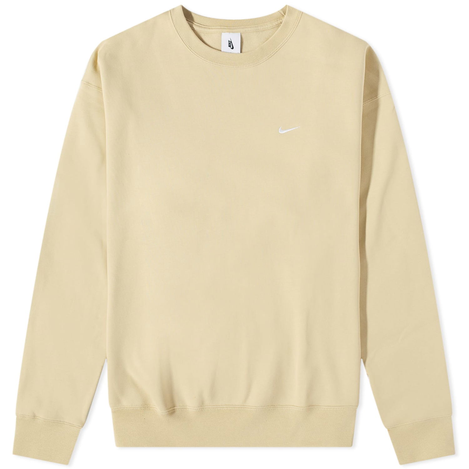 Sweatshirt Nike Solo Swoosh Fleece Crew Sweat Beige | DX1361-783, 0