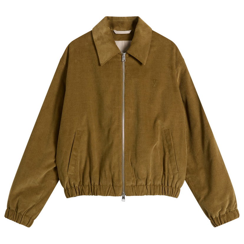 Jakke AMI AMI Paris ADC Corduroy Jacket, Size Large Brun | H25HJK830-CO0089-298H25