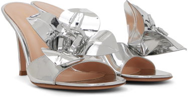 Sneakers og sko Gianvito Rossi Flower Heeled Sandals Metalisk | G15360.85RIC.MET, 3
