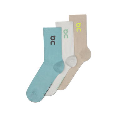 Sokker On Running Logo Sock High 3-Pack Flerfarvet | 2UF10313890, 0
