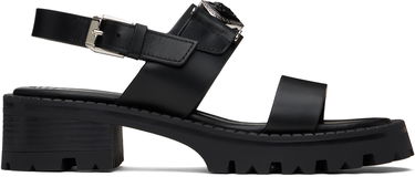 Sneakers og sko Versace Medusa Buckle Platform Block-Heel Sandals 80 mm Sort | 1015472_1A04174_1B00P, 0