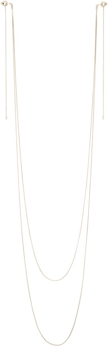 Halskæde Alaïa ALAÏA Double Strand Earrings Metalisk | AA2B144LA006, 0