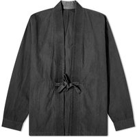 Skjorte Maharishi Hemp Embroded Hanten Shirt Sort | 4605-BLK, 1