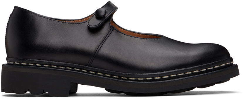 Tøj Comme des Garçons Comme des Garçons HESCHUNG Edition Mary Jane Ballerina Flats Sort | RN-K101-001