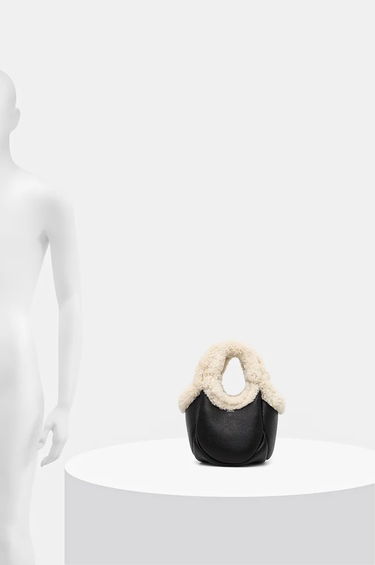 Mulepose Coperni Mini Shearling Bucket Bag Sort | COPBA69840S, 5