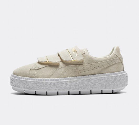 Sneakers og sko Puma Platform Trace Strap Beige | 36670901