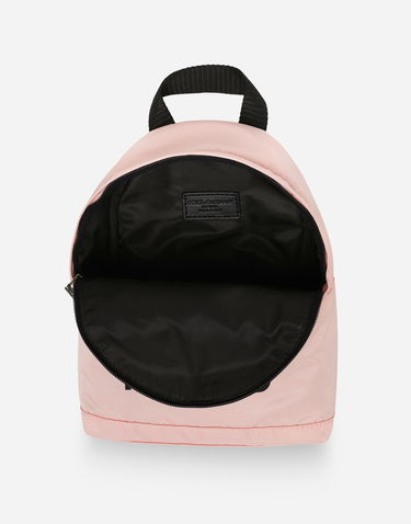 Rygsæk Dolce & Gabbana Dolce & Gabbana DG Milano Logo Nylon Backpack Lyserød | EM0096AB12480400, 3