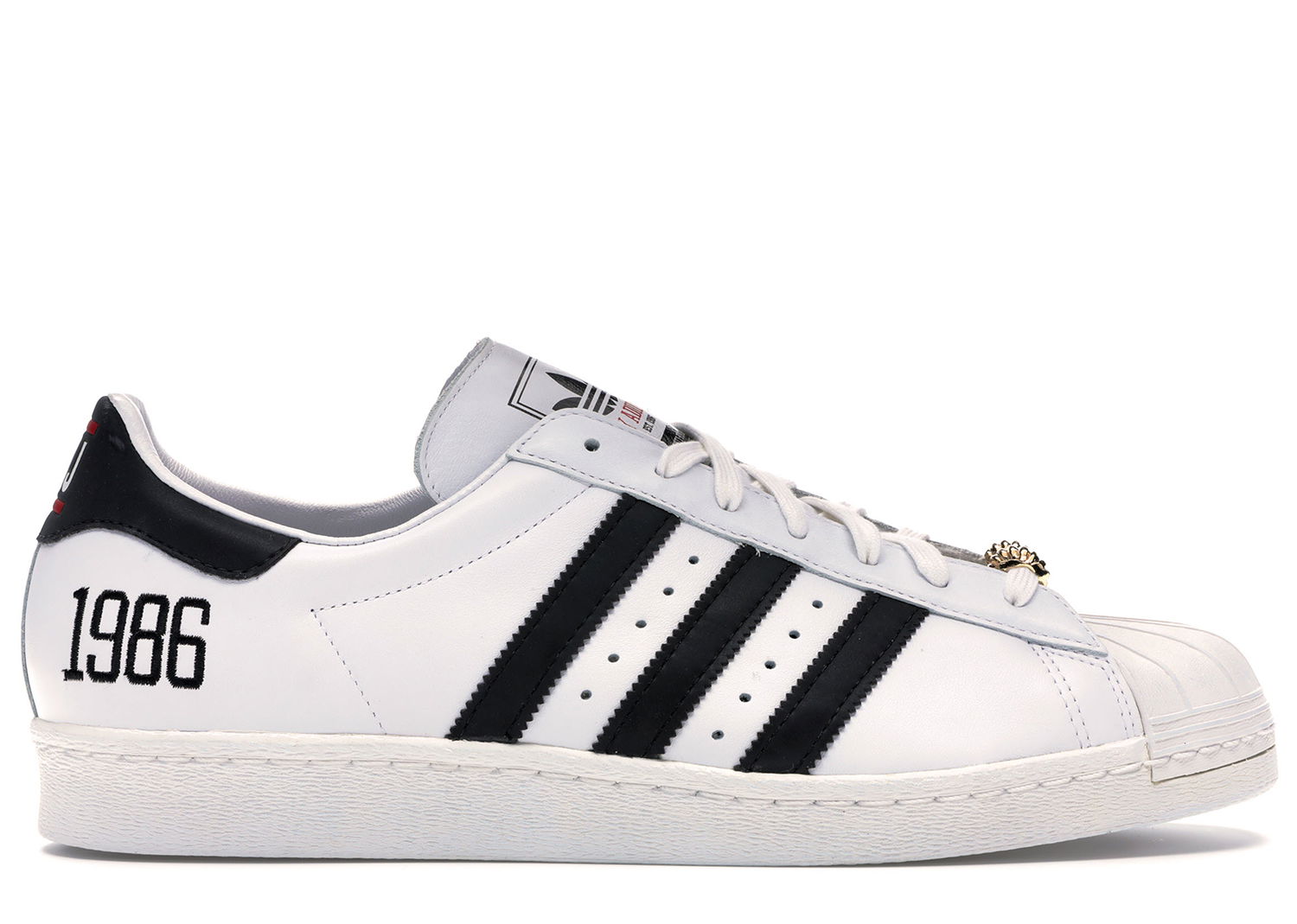 Sneakers og sko adidas Originals Superstar 80s My Run DMC 25th Anniversary Hvid | G48910, 0