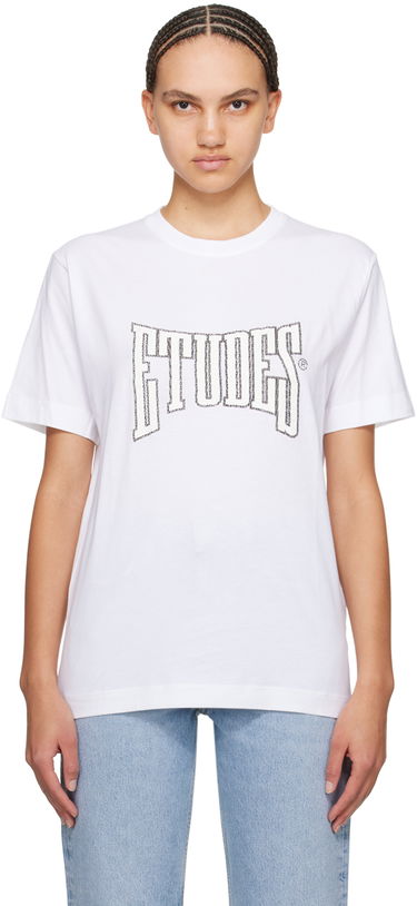 T-shirt Études Wonder Boxing Graphic T-Shirt Hvid | E24MM107A00700, 0