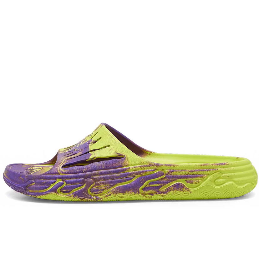 Basketball Puma MB.03 Slide, yellow/lilac Orange | 394223_09