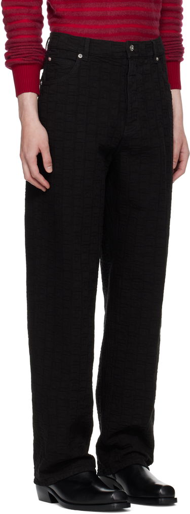 Bukser FERRAGAMO Ferragamo Monogram Five-Pocket Pants Sort | 782902, 1