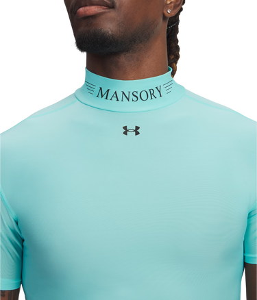 T-shirt Under Armour Compression Mock Short Sleeve Mansory HeatGear® Turkis | 6009091-425, 2