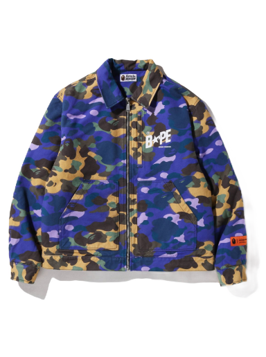 Jakke BAPE Heron Preston x Mix 1st Camo Duck Trucker Jacket Lilla | 1I23-141-902