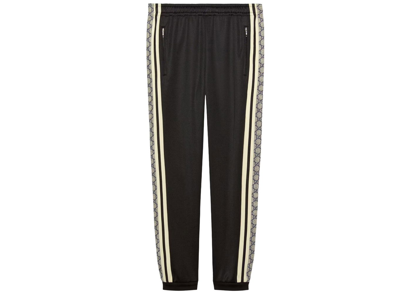 Bukser Gucci Oversize Technical Jersey Jogging Pant Black/Ivory Sort | 545603 XJAC0 1093, 0