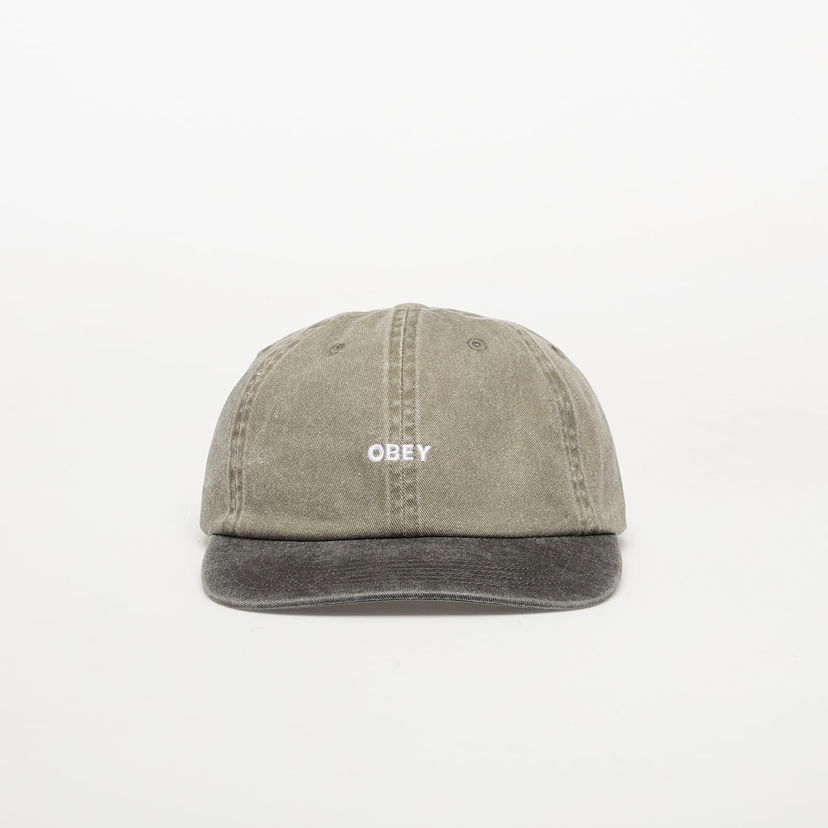Kasket OBEY OBEY Pigment Bold 6 Panel Strapback Cap Grøn | 100580418-POM