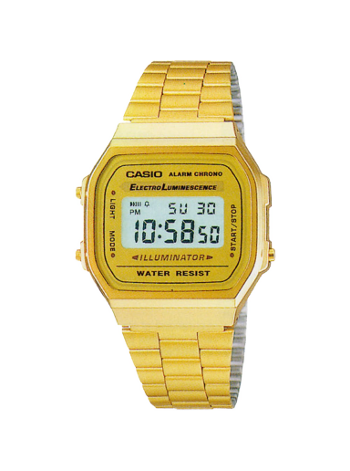 Ur CASIO Collection Gul | A168WG-9EF
