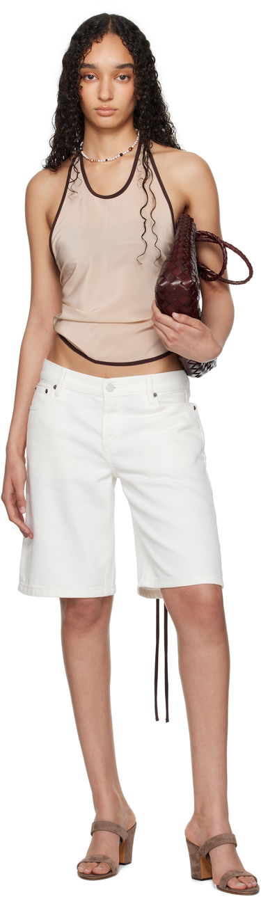 Tanktop Baserange Baserange Apron Wrap Top Beige | Apron Wrap Top, 4