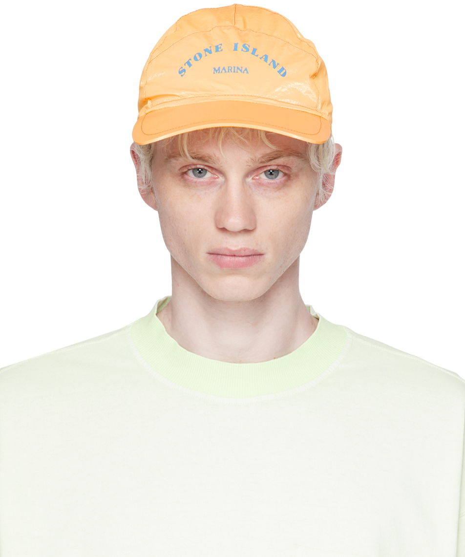 Kasket Stone Island Orange Prasmatico Cap Orange | 7815997X6, 0