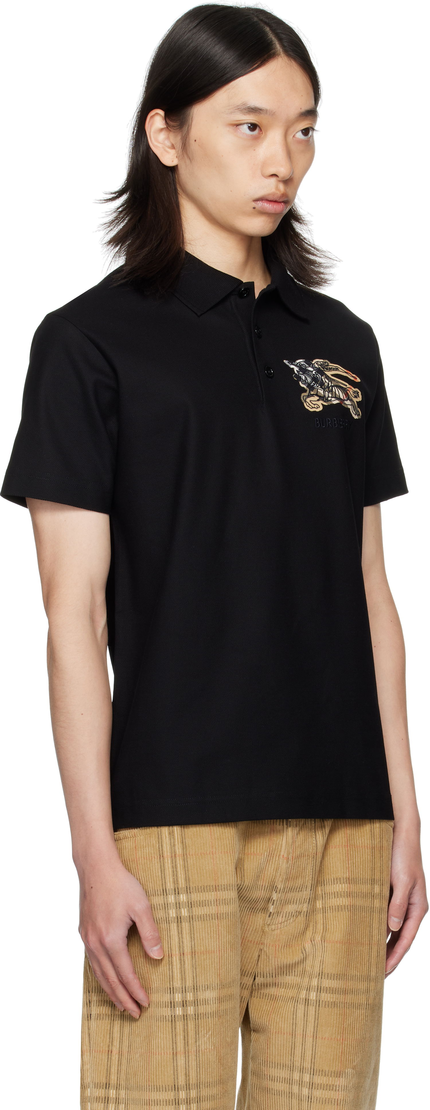 Polo skjorte Burberry EKD Polo Shirt Sort | 8116120, 1