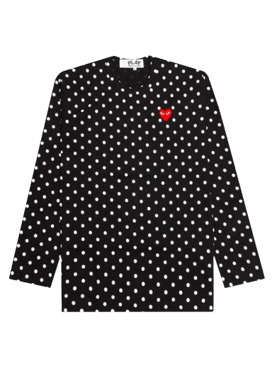 T-shirt Comme des Garçons Play Polka Dot T-Shirt Sort | AZ T166 051 1