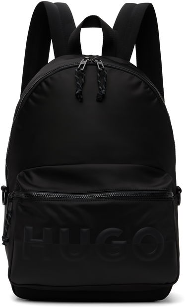 Rygsæk BOSS HUGO Printed-Logo Backpack Sort | 50547114, 0