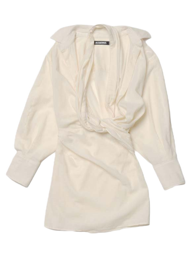 Kjole Jacquemus La Robe Agui Dress Beige | 223DR033-1061-110
