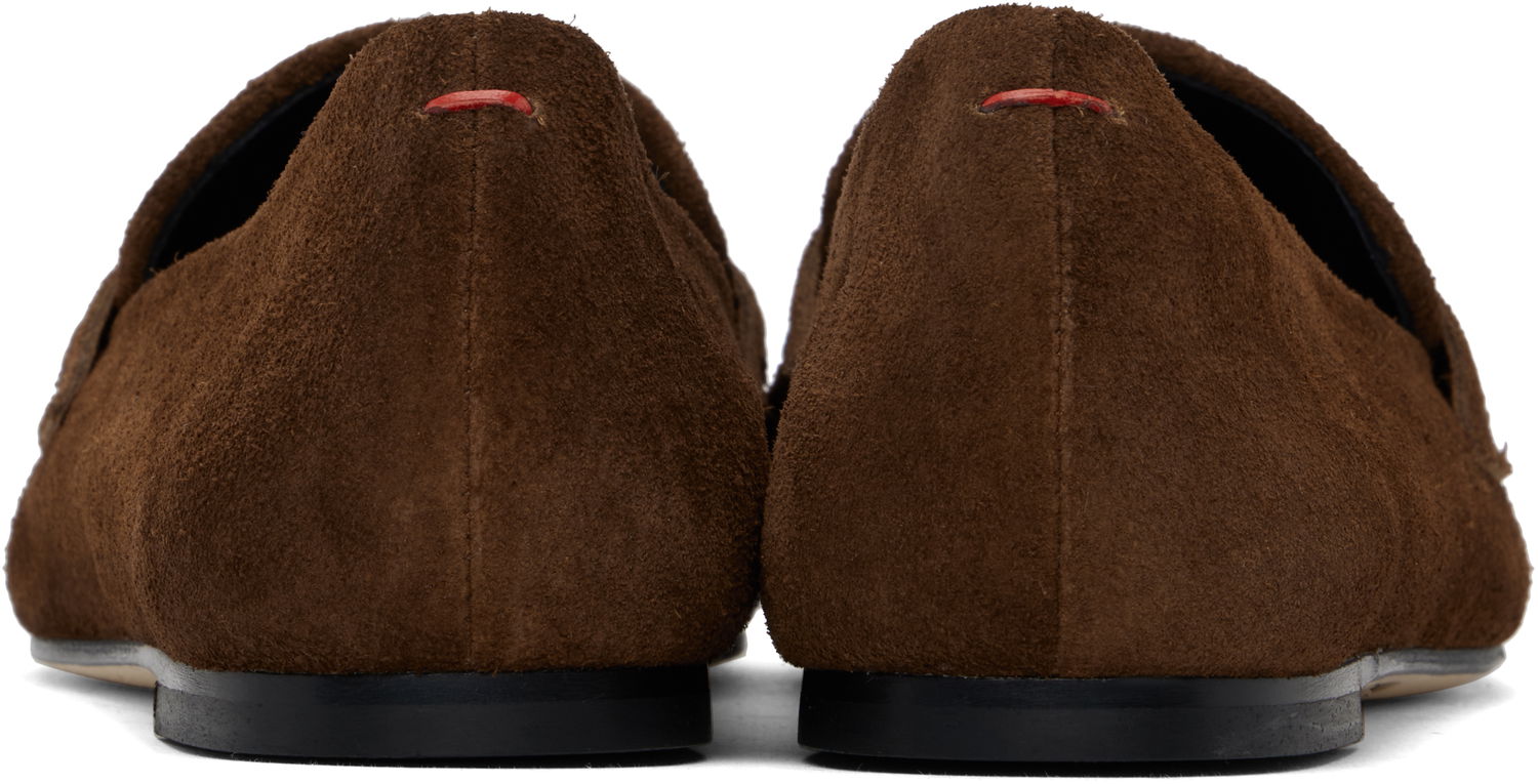 Tøj Aeyde Aeyde Alfie Suede Loafers Brun | A11-FL-GGRS08FL1-SS24-990-022, 1