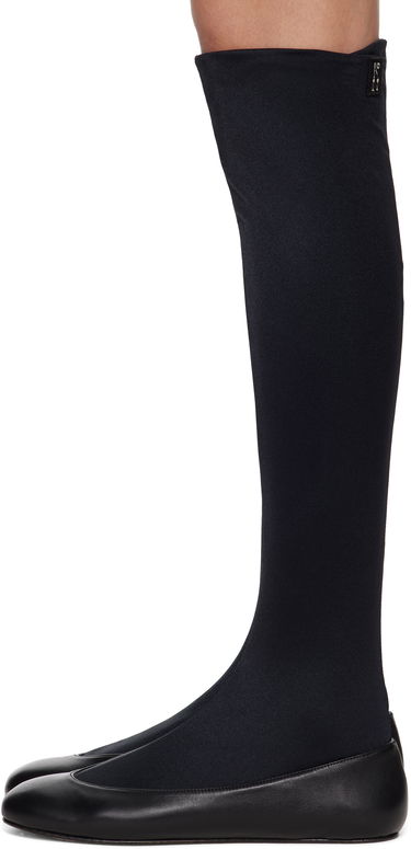 Sokker KIKO KOSTADINOV Kiko Kostadinov Proxima Long Ballerina Flats Sort | KKWSS25FT04-165, 2