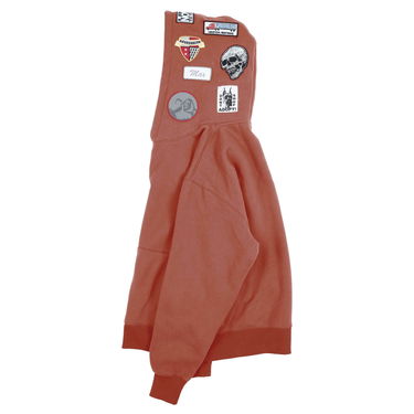 Sweatshirt Pleasures Worms Hoodie Brun | P23F022-RUST, 6