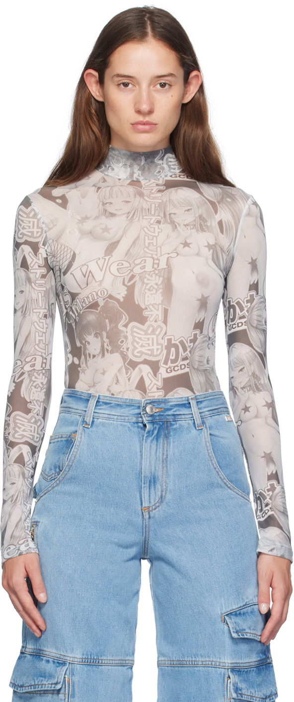 Krop GCDS Bodysuit Grå | A2CW2602TE6