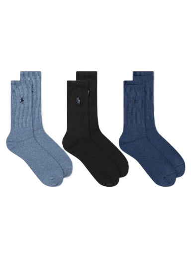 Sokker Polo by Ralph Lauren Assorted Sock - 3 Pack Mørkeblå | 449655211002