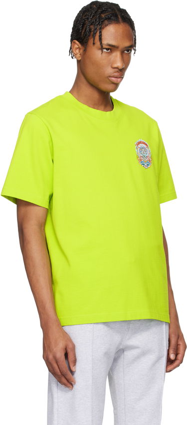 T-shirt Casablanca Casablanca Casa Way Skate T-Shirt Grøn | MS25-JTS-001-10, 1