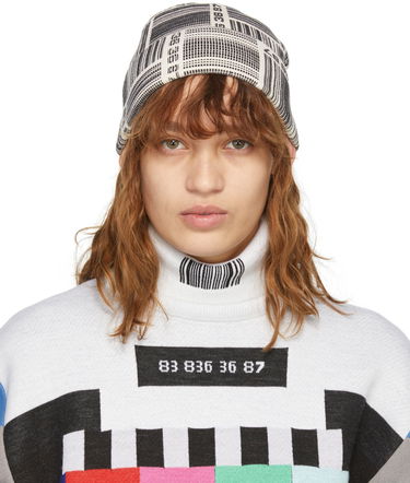 Beanie VETEMENTS VTMNTS Barcode Monogram Beanie Beige | VL12KN800W, 0