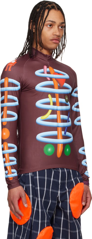 Jersey Walter Van Beirendonck Walter Van Beirendonck Cosmic Dancer Bike Long Sleeve T-Shirt Gul | 7001, 4