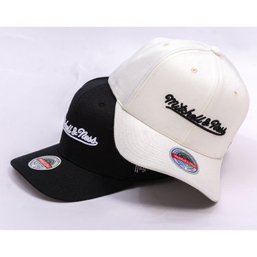 Kasket Mitchell & Ness Mitchell & Ness Branded Script Stretch Cap Sort | HC12184-MNNBLCK, 5